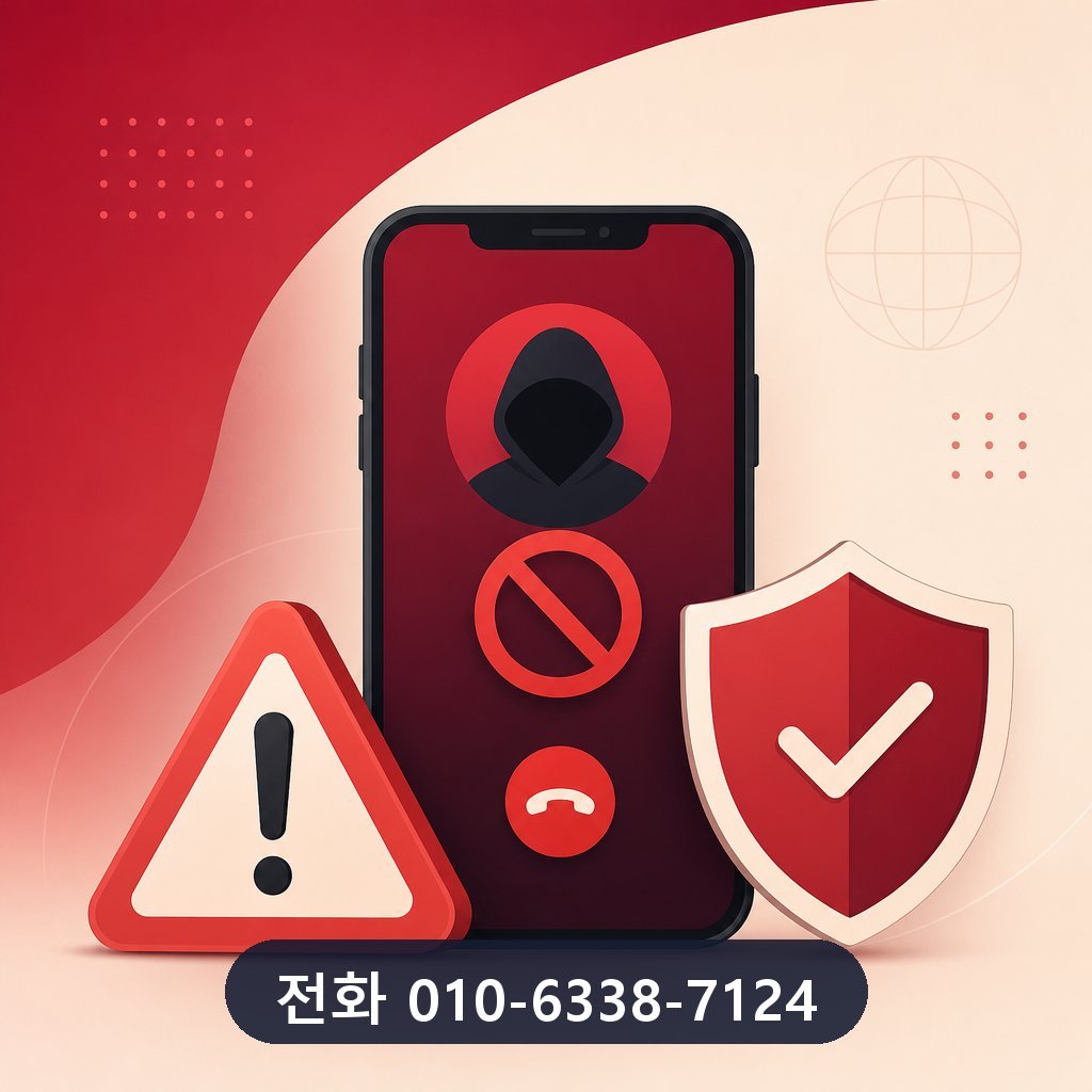 카드깡 서비스 피해 예방 주의사항 이미지 · 문의 010-6338-7124
